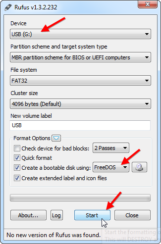 creating a bootable usb drive windows 7 rufus