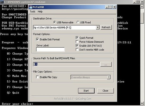 Format Hard Disk Install Xp On Usb