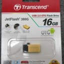 Transcend Jetflash 380G (16GB) OTG USB2.0 Flash Drive – Gold Edition Review