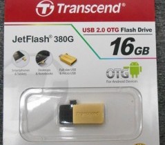 Transcend Jetflash 380G (16GB) OTG USB2.0 Flash Drive ? Gold Edition Review